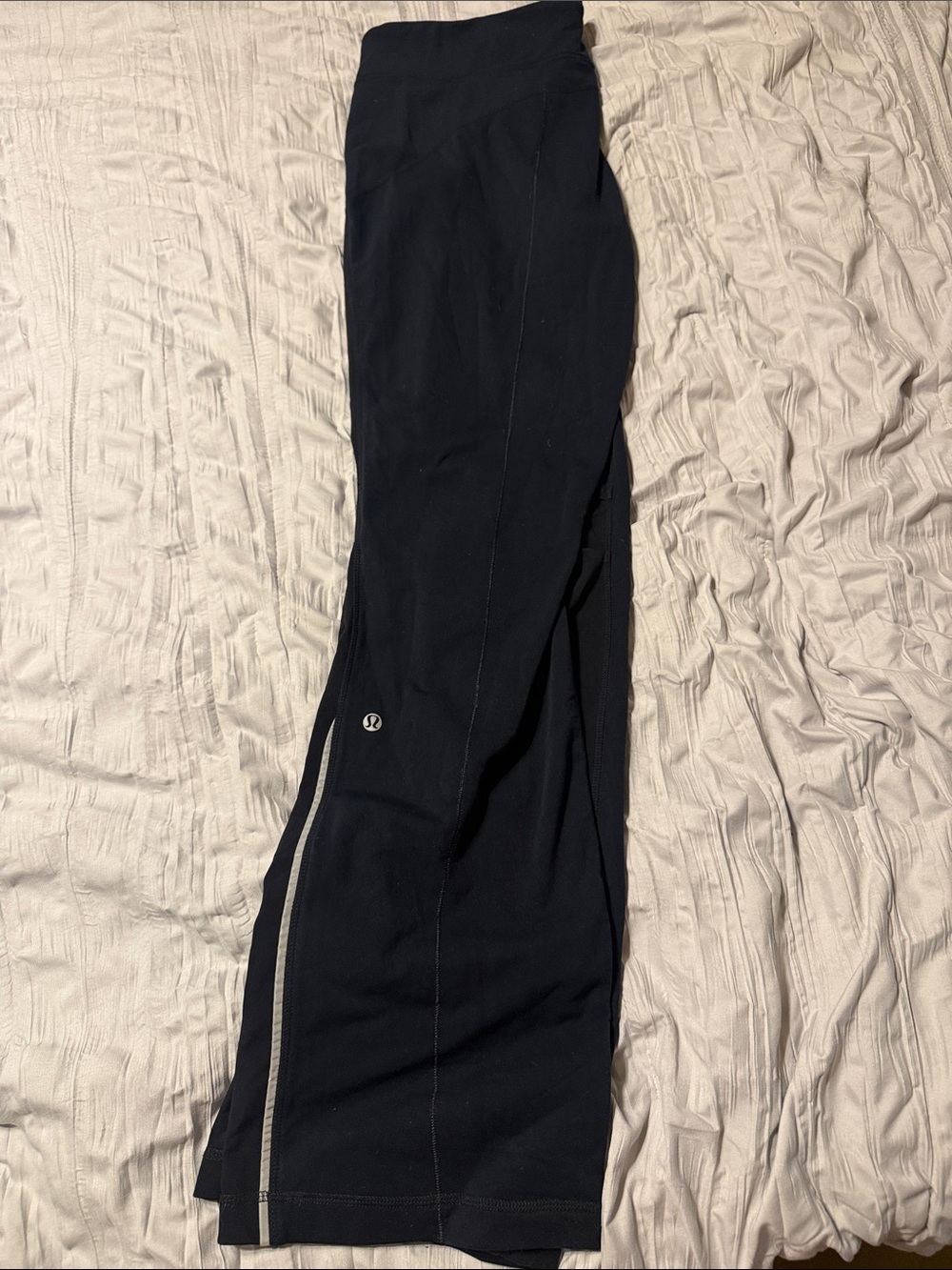lululemon athletica Black Reflective-Trim pants